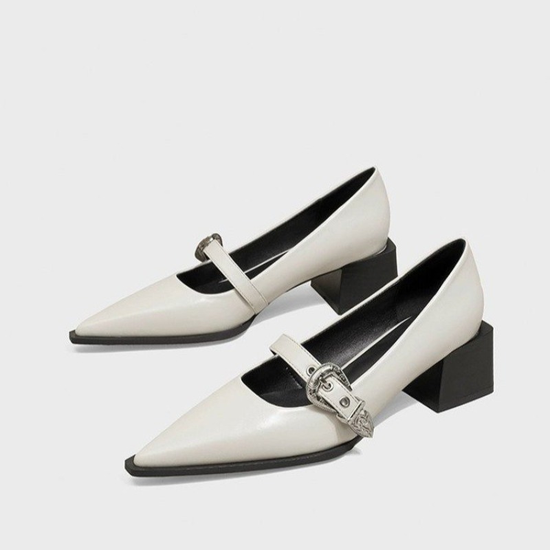 Vintage Fashion Design - Designer Vintage Pointed Toe Women Mary