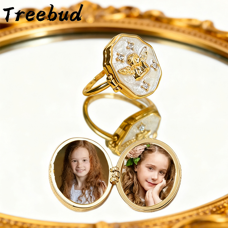 Vintage Fashion Photos - Treebud Custom Ring Vintage Photo Album