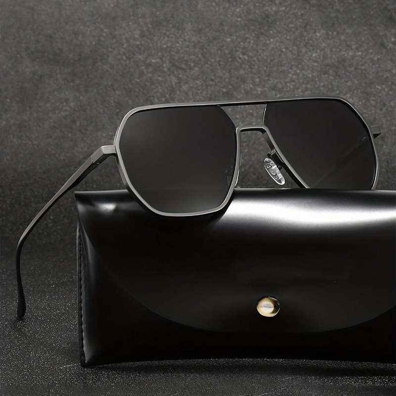 Vintage Fashion Enthusiasts - Vintage Polarized Sunglasses Men Fashion Black