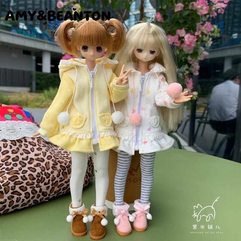 Vintage Fashion Tv - 1/6 BJD Doll Clothes Rabbit Polka