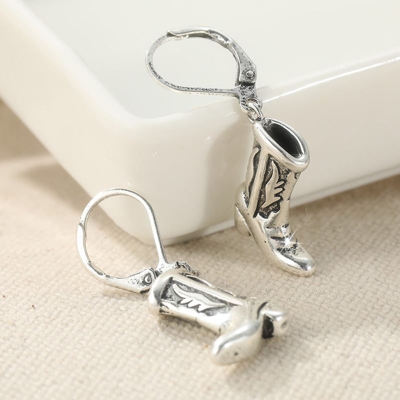 Creative Metal Cowboy Boot Sil - Vintage Fashion Ideas 评论和价格