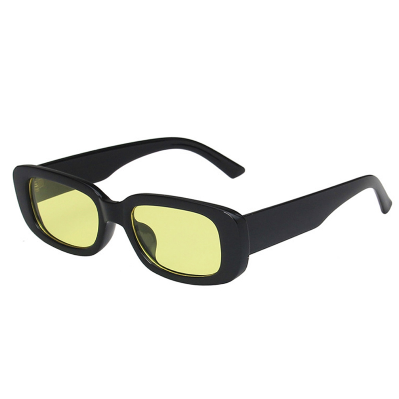 1/4pcs New Small Square Sungla - Vintage Fashion Glasses 评论和价格