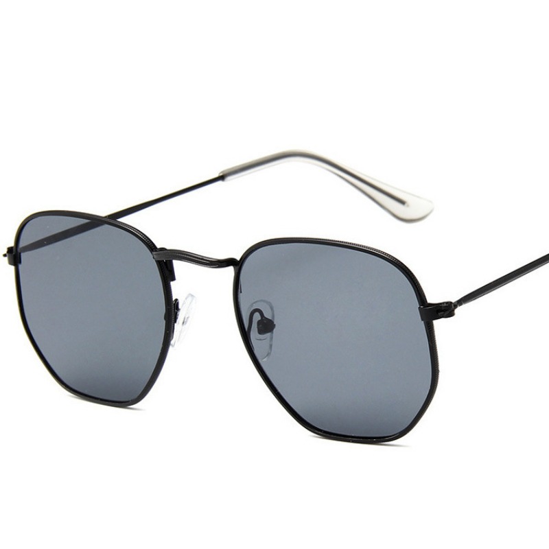 Round punk Sunglasses Men Luxu - Vintage Fashion Glasses 评论和价格