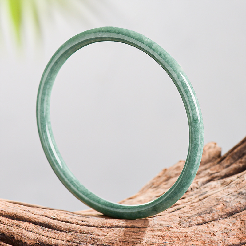 Natural Burmese Jadeite Bracel - Vintage Fashion Design 评论和价格