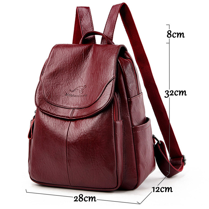 Vintage Soft Leather Backpack  - Vintage Fashion Boutique 评论和价格