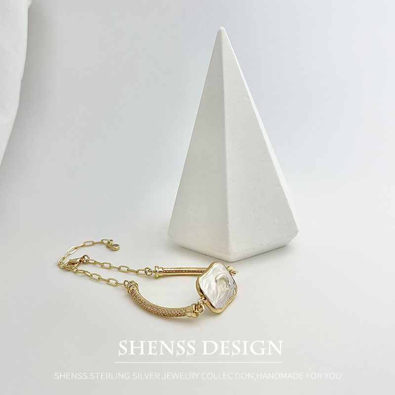 Imitation pearl bracelet coppe - Vintage Fashion Photos 评论和价格