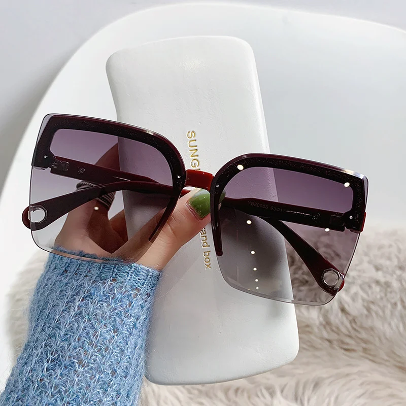 Oversized Sunglasses Man Woman - Vintage Fashion Glasses 评论和价格