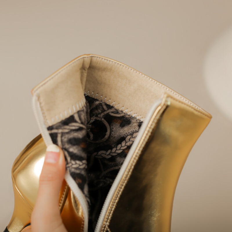 2026 New 6cm Thin Heel Gold Si - Vintage And Modern Fashion 评论和价格