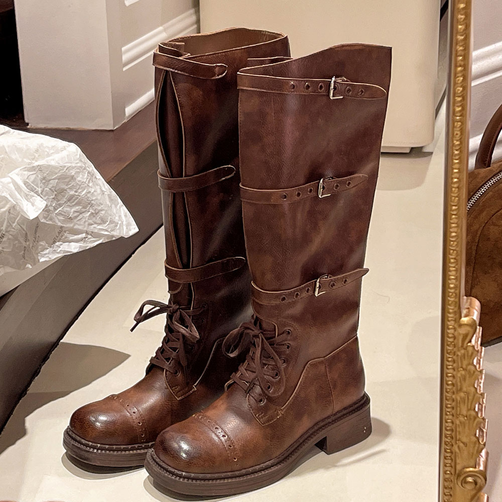 Women's Knee High Boots Vintag - Vintage Fashion Design 评论和价格