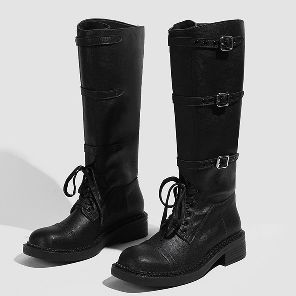 Women's Knee High Boots Vintag - Vintage Fashion Design 评论和价格