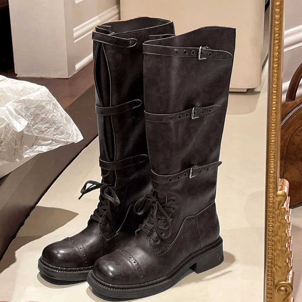 Women's Knee High Boots Vintag - Vintage Fashion Design 评论和价格