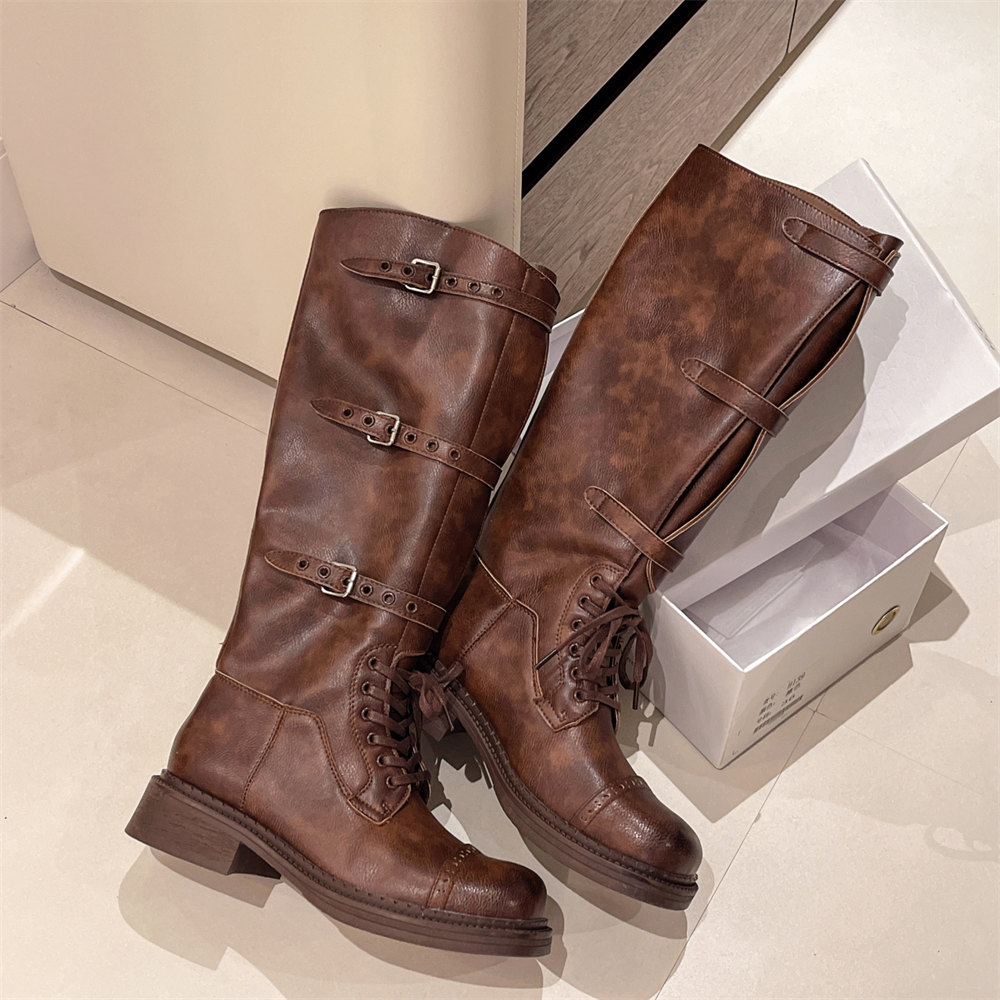 Women's Knee High Boots Vintag - Vintage Fashion Design 评论和价格