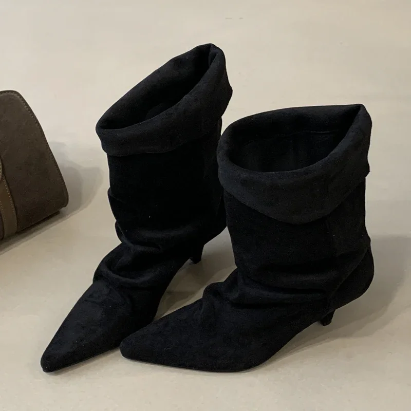 Aneikeh Winter Pointed Toe Thi - Vintage And Modern Fashion 评论和价格