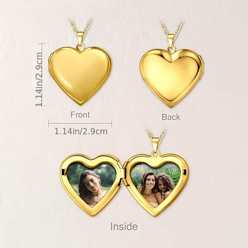 Custom Photo Heart Vintage Loc - Vintage Fashion Photos 评论和价格