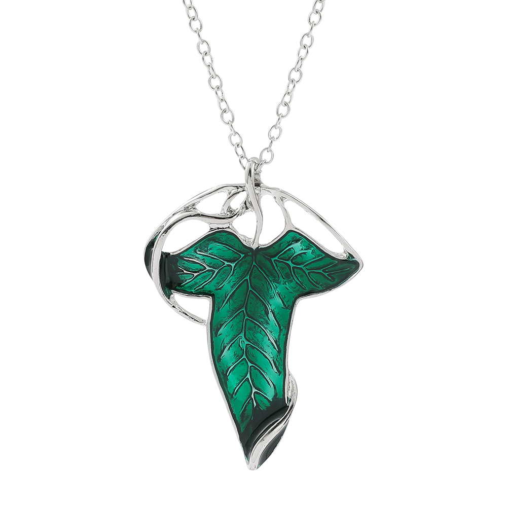 Vintage Green Leaf Pendant Nec - Vintage Fashion Tv 评论和价格