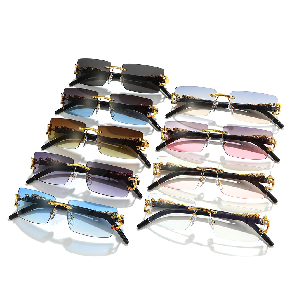 1PCS Fashion Vintage Rimless S - Vintage Fashion Enthusiasts 评论和价格