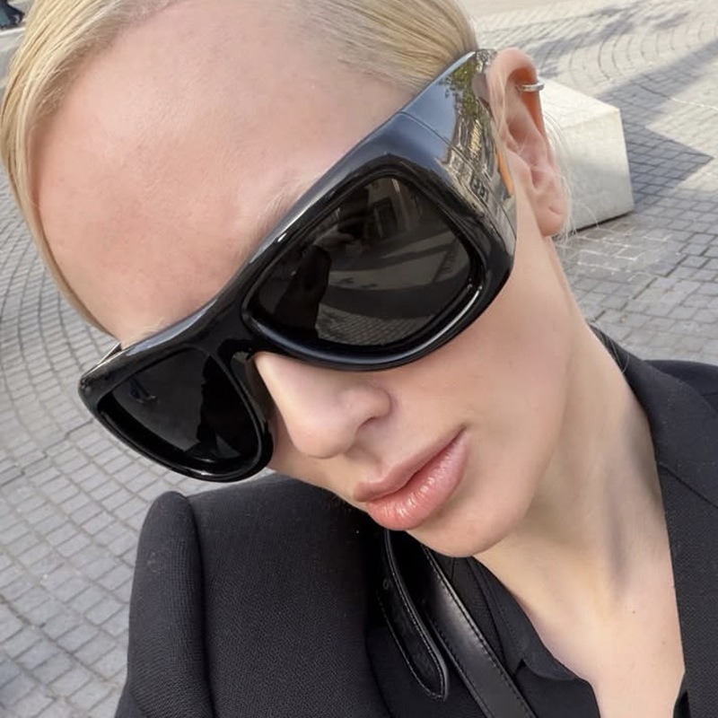 Vintage Oversize Square Y2K Su - Vintage Fashion Glasses 评论和价格
