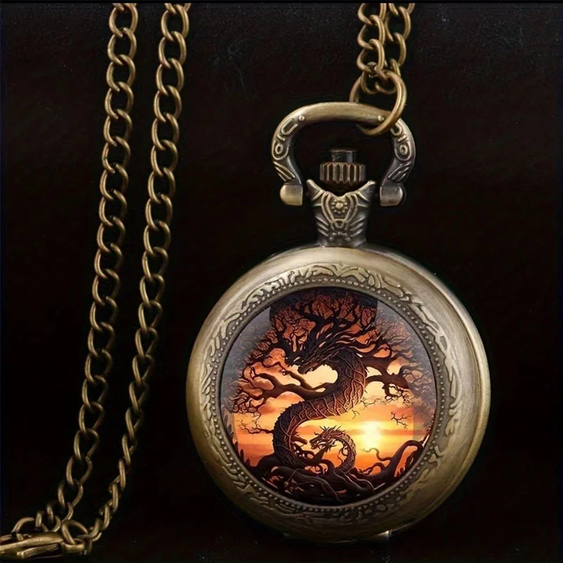 Mixed Pattern Vintage Pocket W - Vintage Fashion Necklace 评论和价格