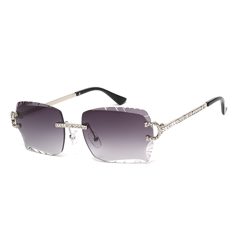Fashion Rimless Square Sunglas - Vintage Fashion Enthusiasts 评论和价格