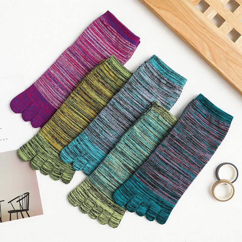 1/5 Pairs Man Colorful Toe Hap - Vintage Fashion Enthusiasts 评论和价格