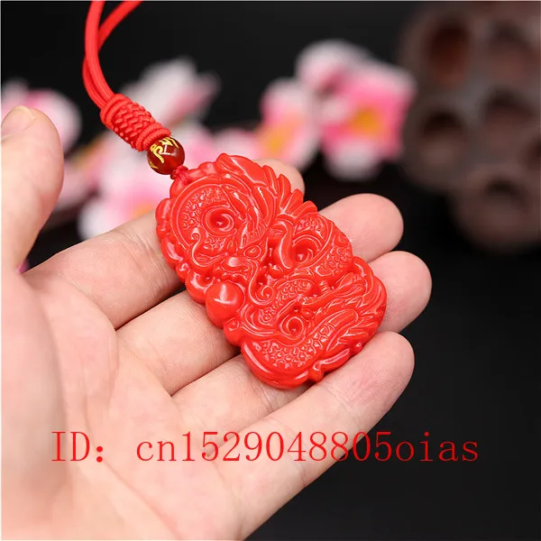 Natural Red Coral Jade Stone D - Vintage Fashion Necklace 评论和价格
