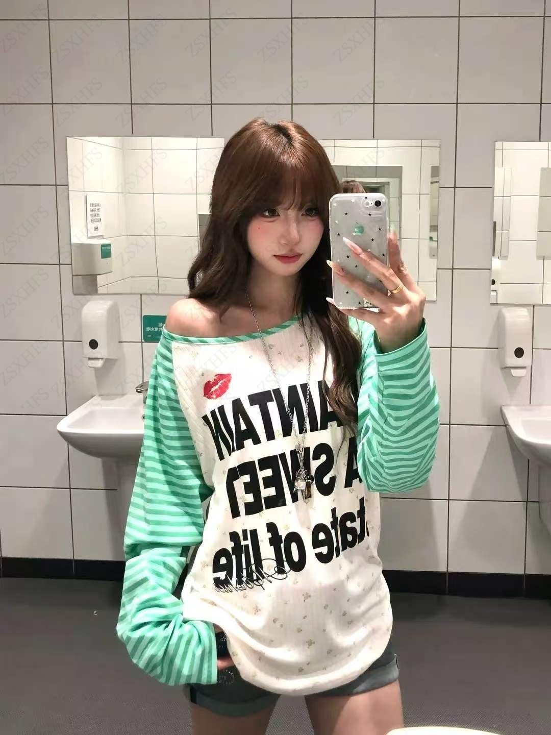 Pullovers Harajuku T Shirt Vin - Vintage Fashion Korea 评论和价格