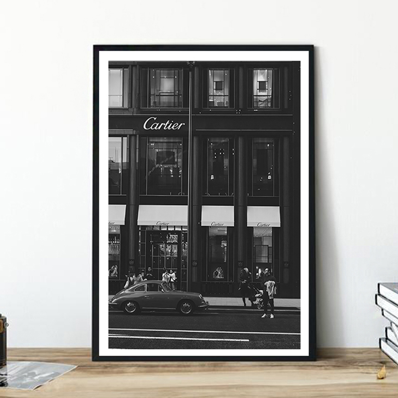 European Street Canvas Paintin - Vintage Fashion Photos 评论和价格