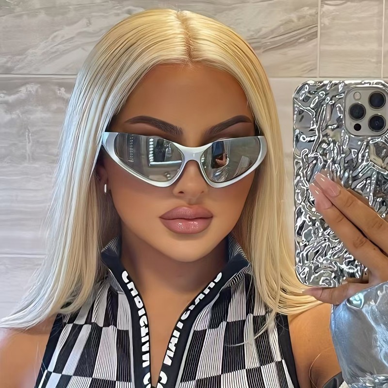 New Y2k Sunglasses For Women V - Vintage Fashion Glasses 评论和价格